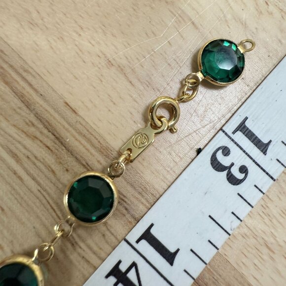 Vintage Swarovski Bracelet, Holiday Classic, Crystal, Gothic, Fairy, Cottagecore - Picture 6 of 13